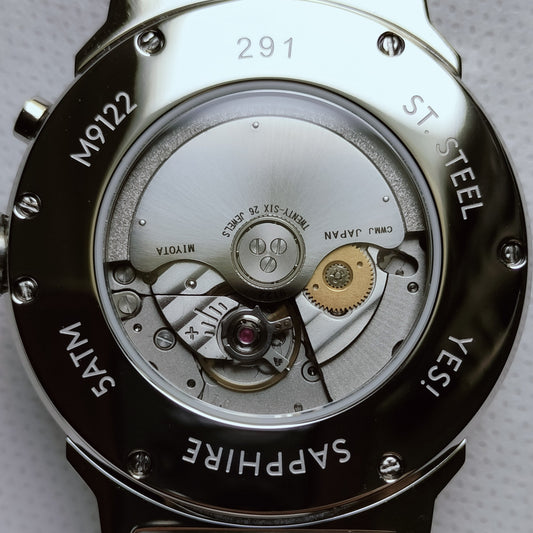 Miyota 9122 caseback