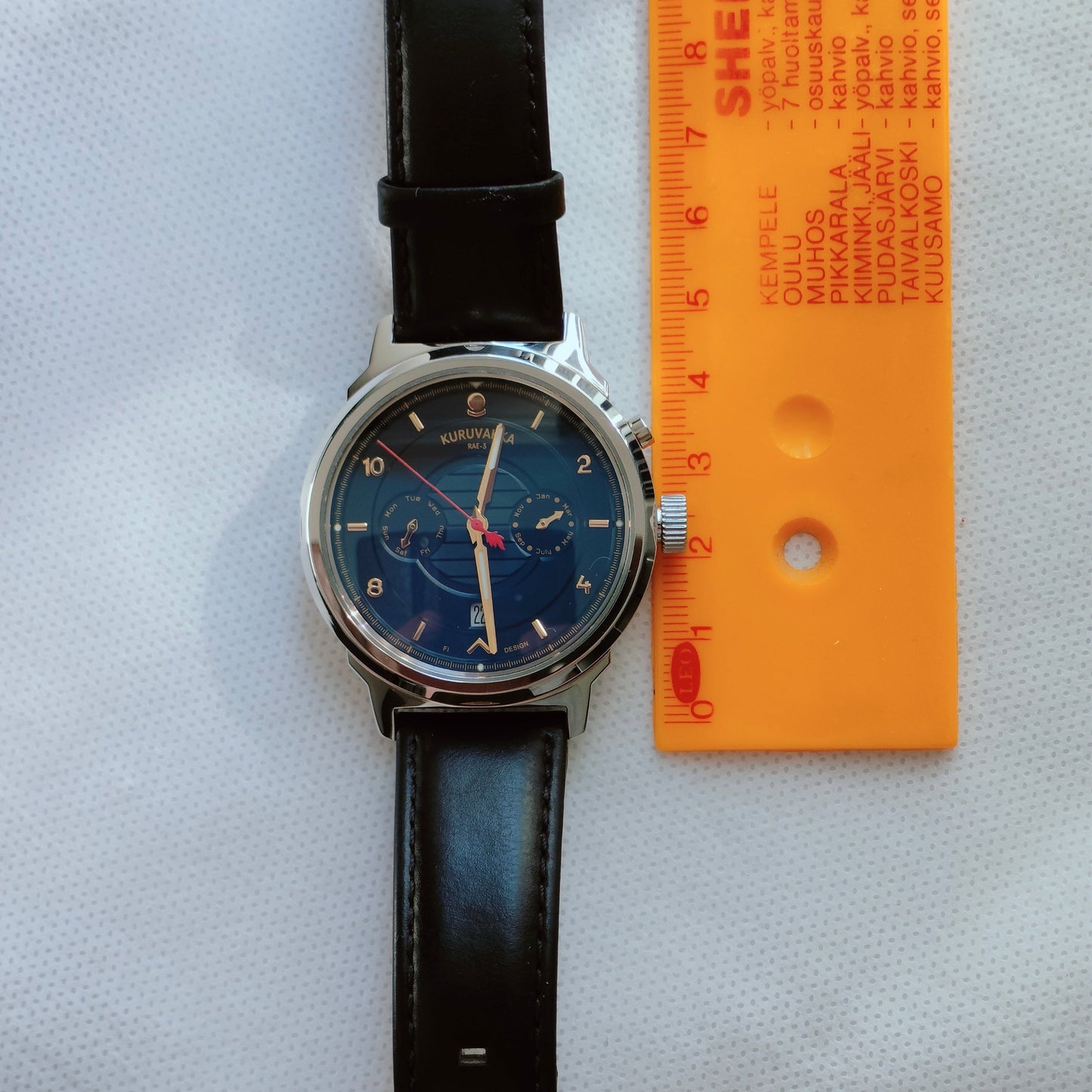 RAE-3 black wristwatch