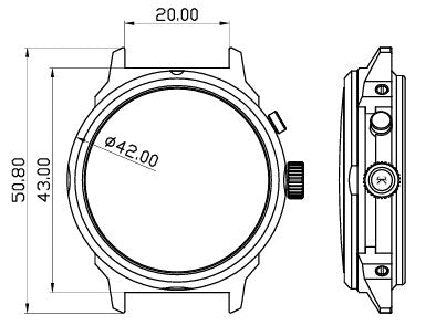 Rare design solutions in the RAE-3 watch